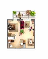 1-bed apart example